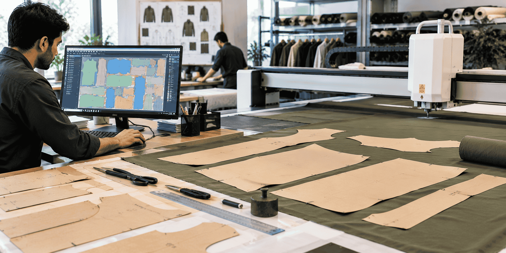 Marker Making and Fabric Cutting